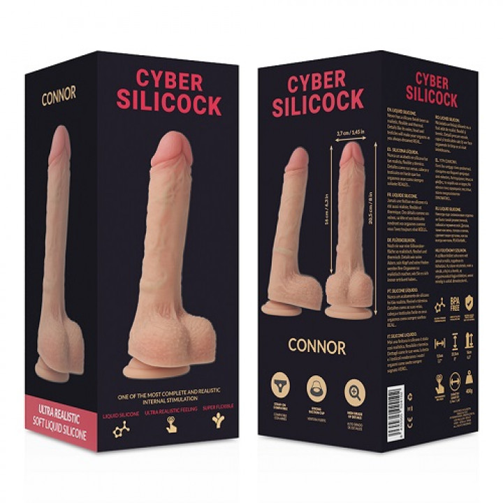 Dildo Cyber Silicock Liquid Silicone - Connor 20.5 cm