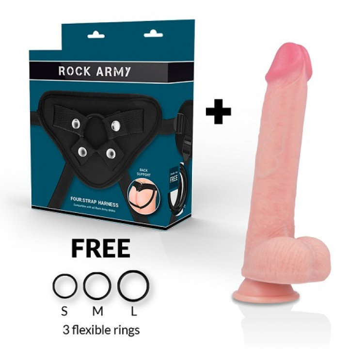 Strap-On RockArmy - Kingcobra 24 cm