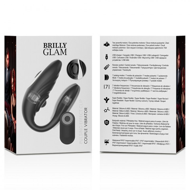 Vibrador Brilly Glam Pulsing Effect Clip