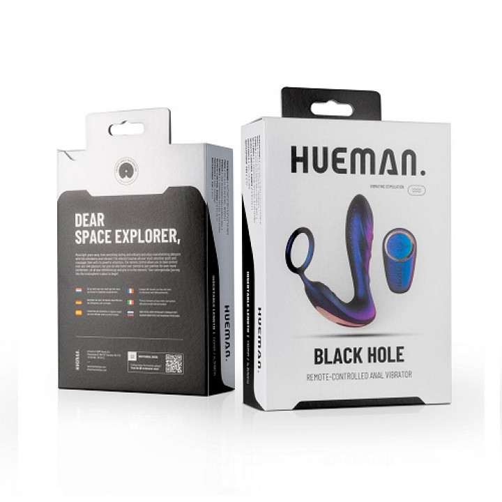 Vibrador Anal Hueman Black Hole