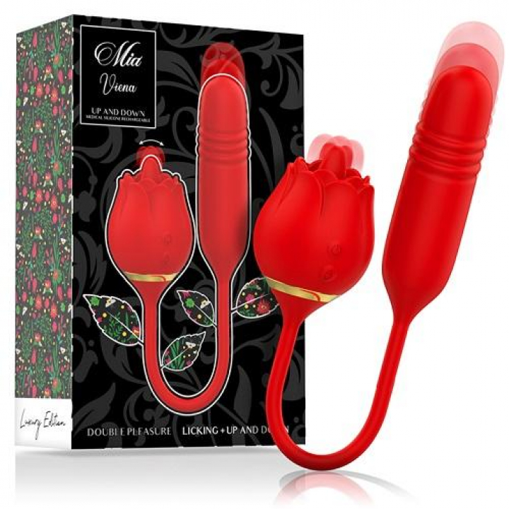 Vibrador Mia Viena Double Pleasure - Licking + Up and Down