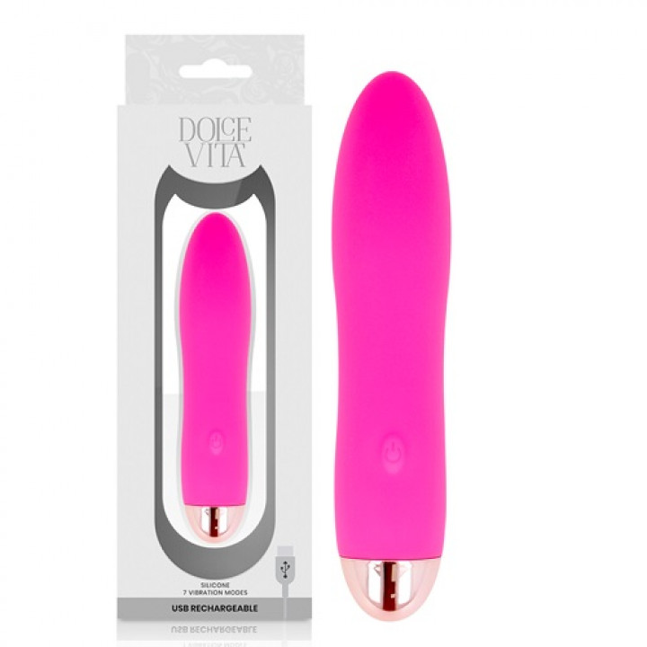 Mini Vibrador Dolce Vita 4 Rosa