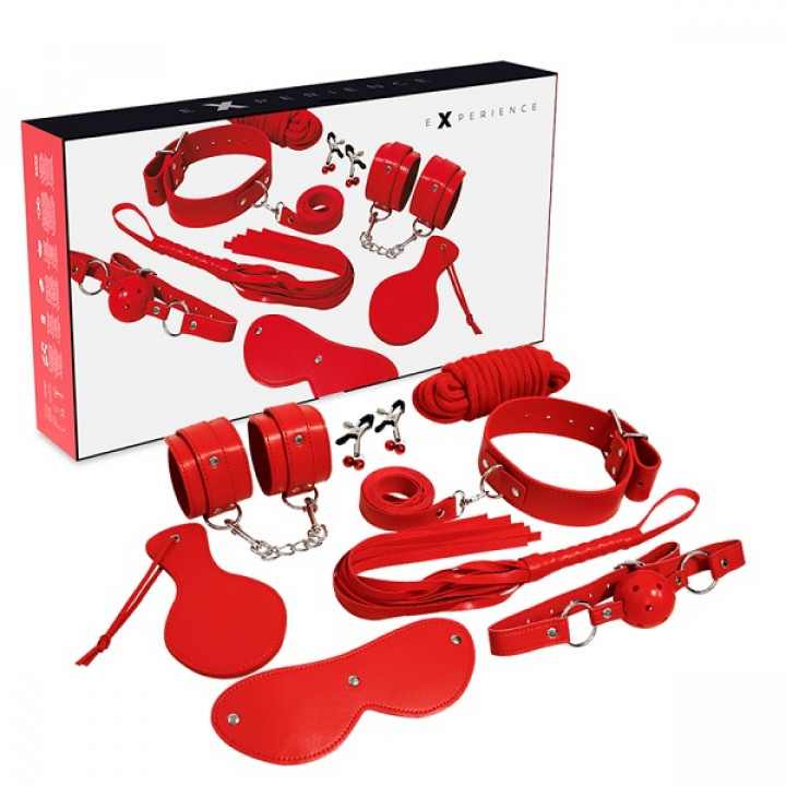 Kit Bdsm Experience Vermelho
