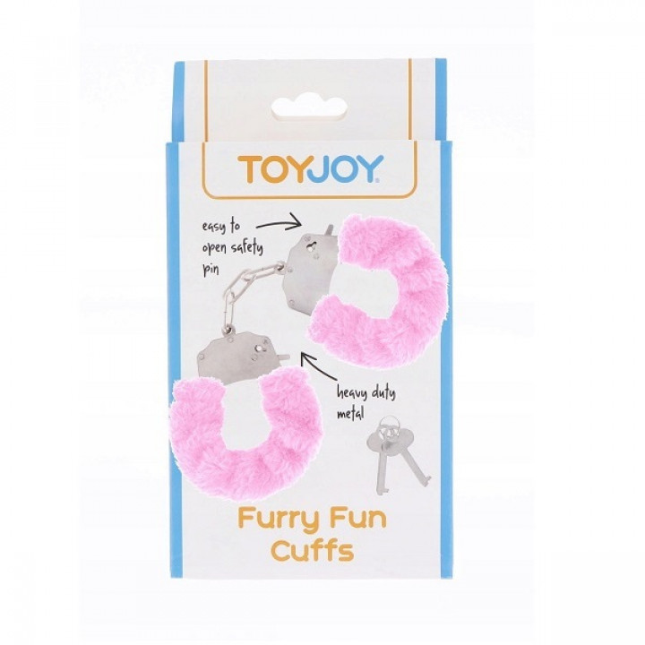 Algemas com Peluche Toyjoy Furry Fun Cuffs Rosa