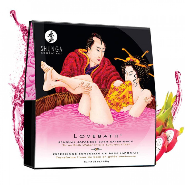 Sais de Banho Shunga Lovebath Dragon Fruit 650 gr