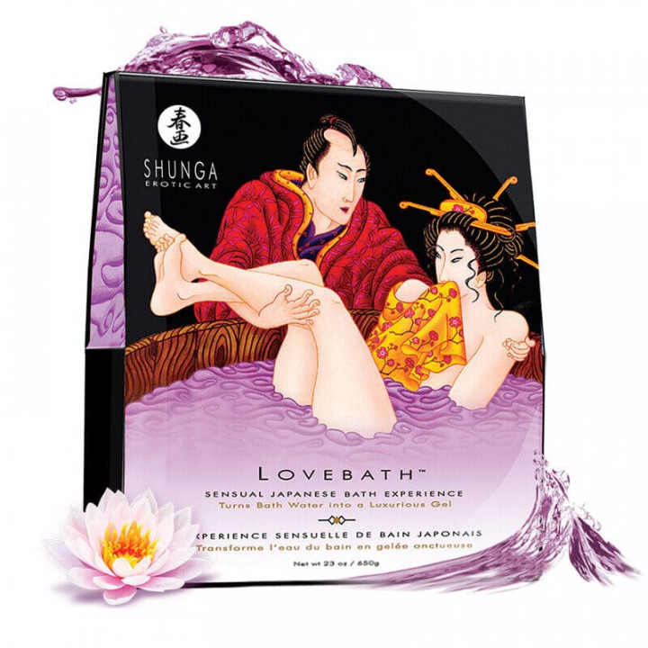 Sais de Banho Shunga Lovebath Lotus Sensual 650 gr