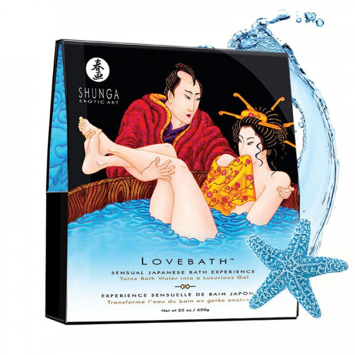 Sais de Banho Shunga Lovebath Ocean Tentations 650 gr