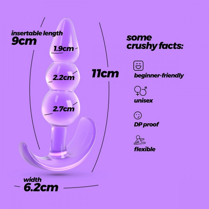 Duche Anal Explorer Crushious com Plug + Lubrificante - 90 ml