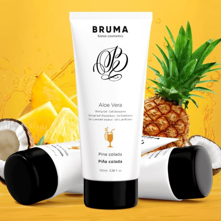 Lubrificante Bruma Com Aloe Vera - Sabor Pina Colada 100 ml
