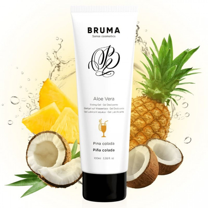 Lubrificante Bruma Com Aloe Vera - Sabor Pina Colada 100 ml