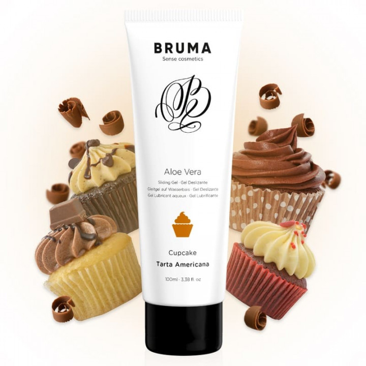 Lubrificante Bruma Com Aloe Vera - Sabor Cupcake 100 ml