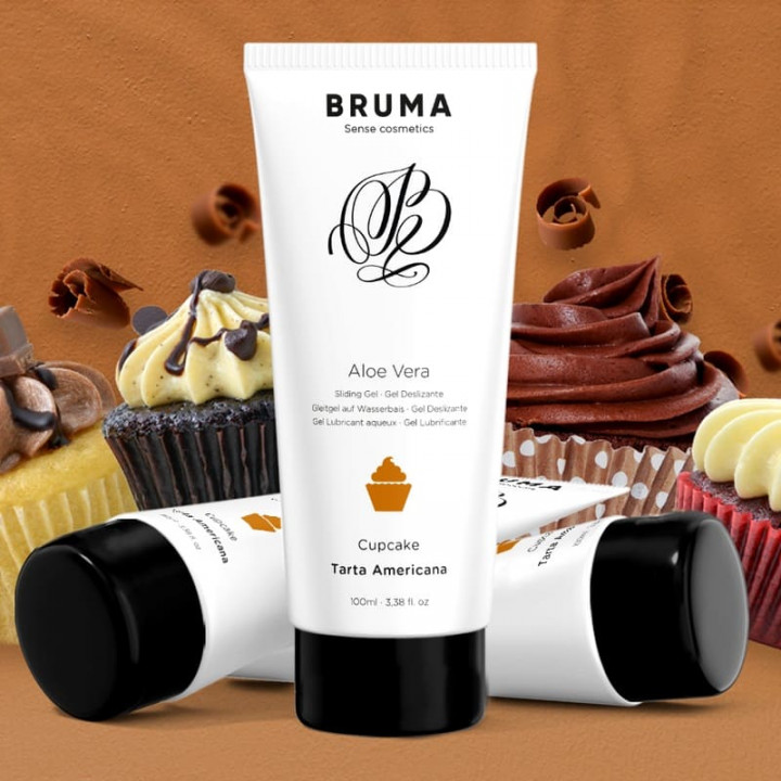 Lubrificante Bruma Com Aloe Vera - Sabor Cupcake 100 ml