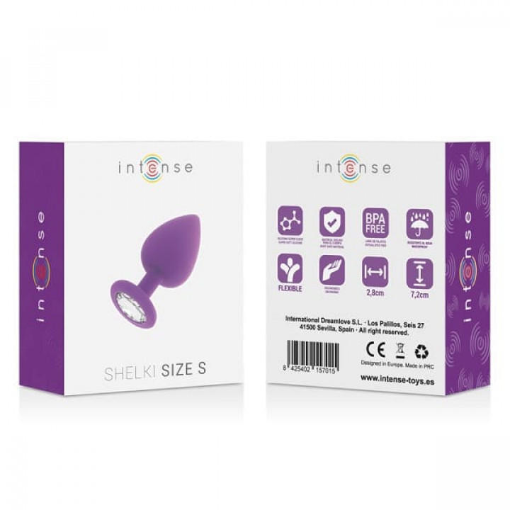 Plug Anal Intense Shelki S Roxo