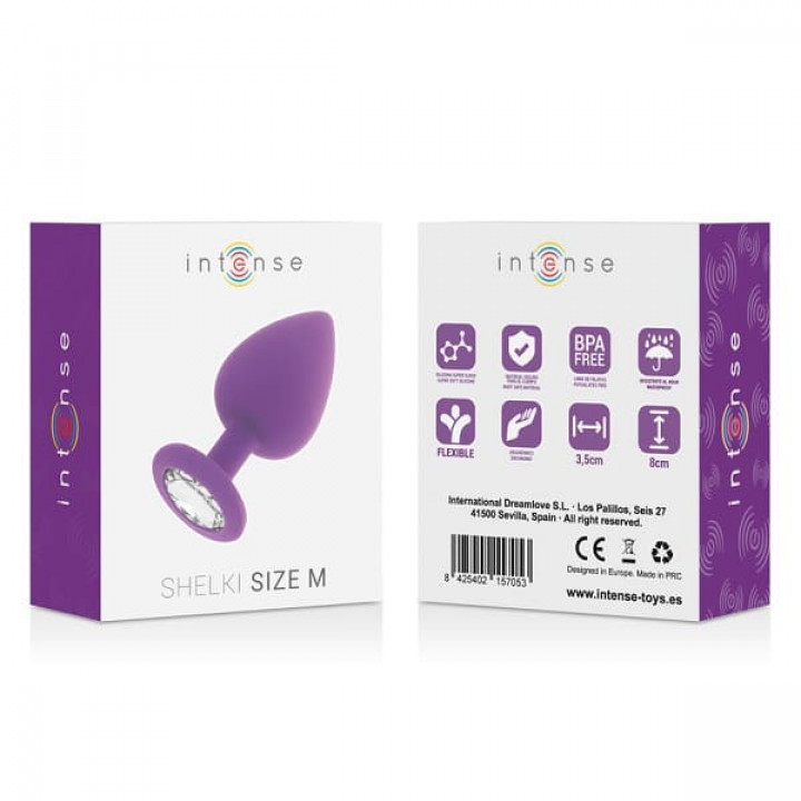 Plug Anal Intense Shelki M Roxo