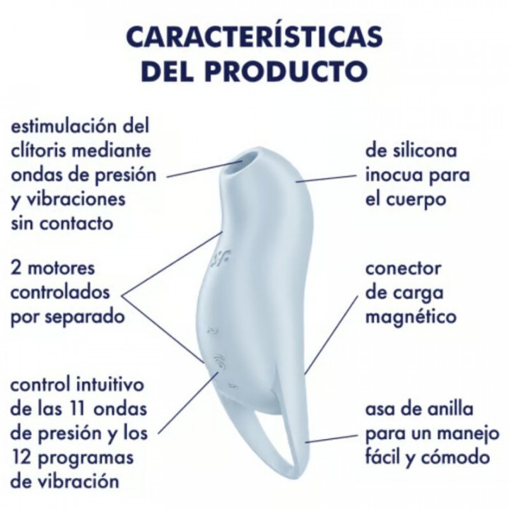 Satisfyer Pocket Pro 1 - Azul Claro