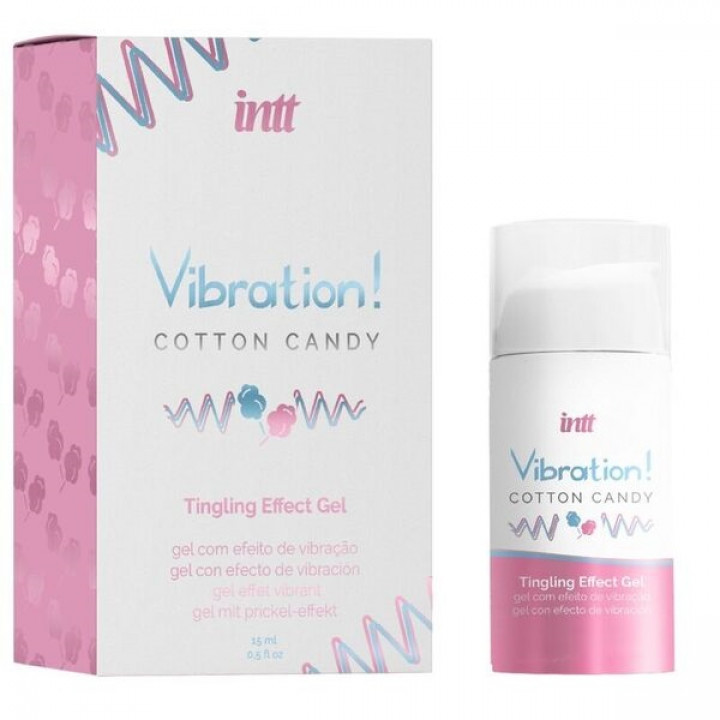 Vibrador Liquido Intt Vibration! Algodão Doce 15 ml
