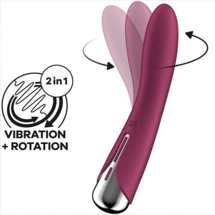 Vibrador Satisfyer Spinning Vibe 1 - Bordeaux