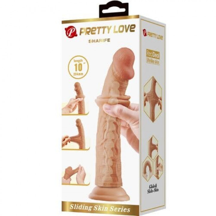 Dildo Realistico Pretty Love Sharife 25 cm - Natural