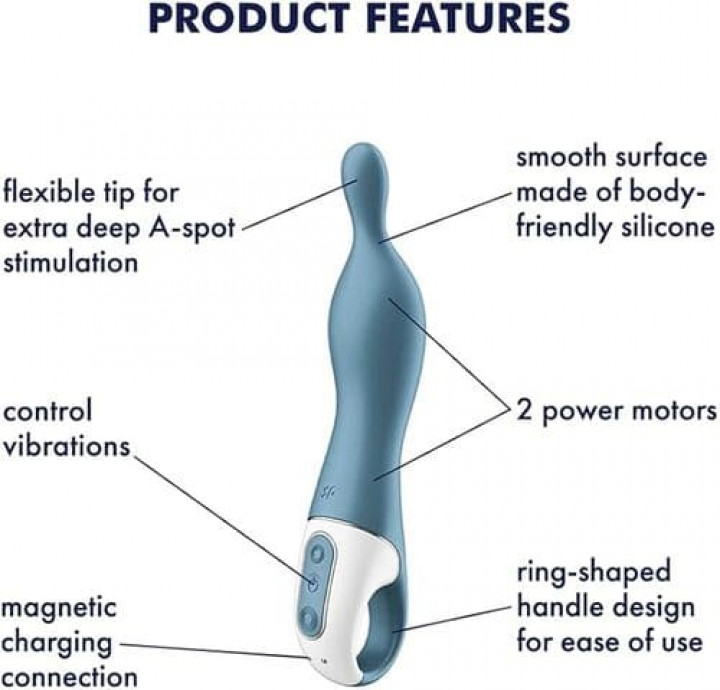 Vibrador Satisfyer A-Mazing 1 - Azul