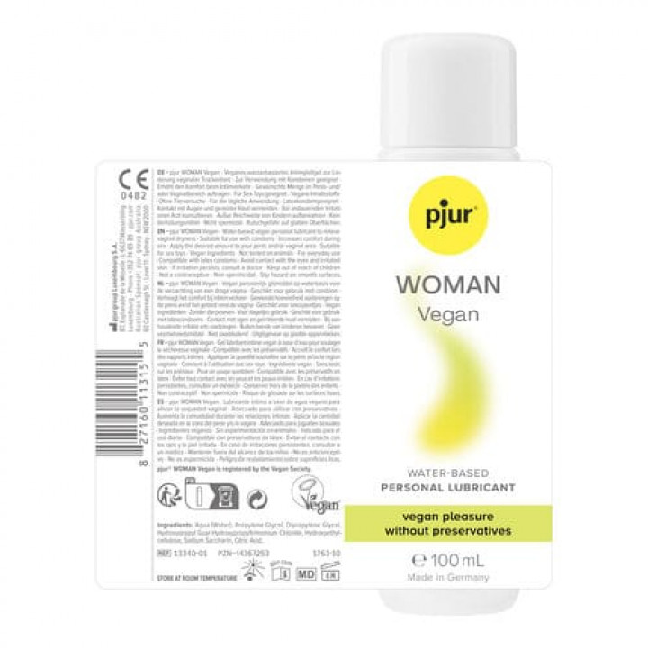 Lubrificante Pjur Woman Vegan 100 ml
