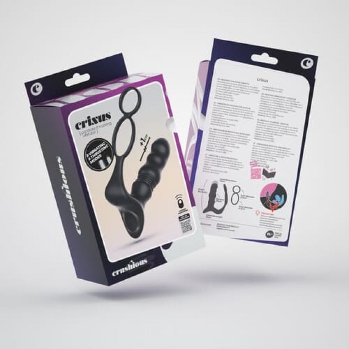 Massajador de Próstata com Anel Peniano - Crushious Crixus