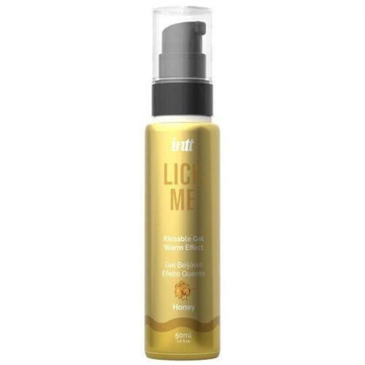 Gel Beijável Com Efeito Quente Intt Lick Me - Mel 50 ml