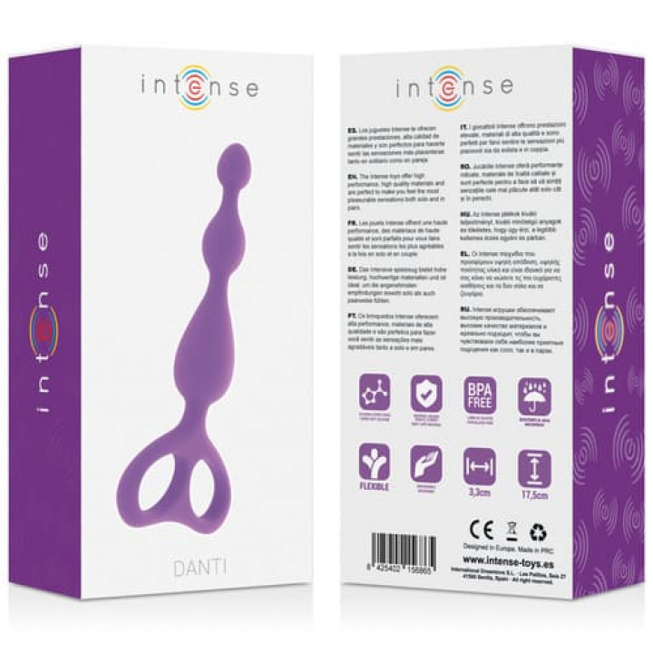 Estimulador Anal Intense Danti - Roxo