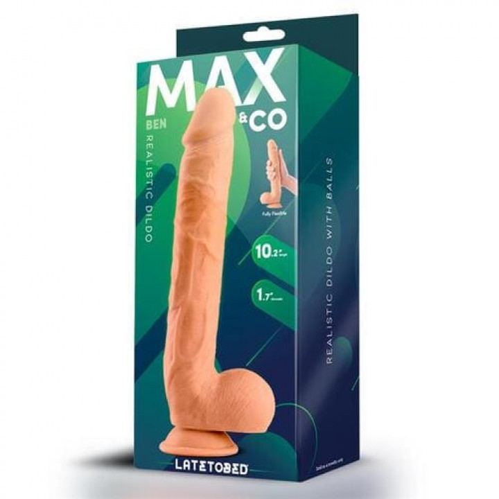 Dildo Realista Max & Co - Ben 25.9 x 4.30 cm