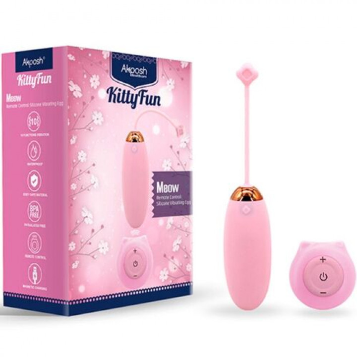 Ovo Vibratório Armony Kitty Fun Meow - Rosa
