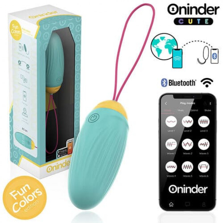 Ovo Vibratório com Esferas Giratórias e App Oninder Cute