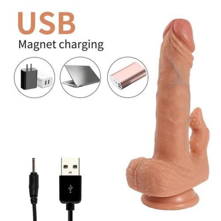 Vibrador Realístico Shequ Julian 21.5 x 4 cm