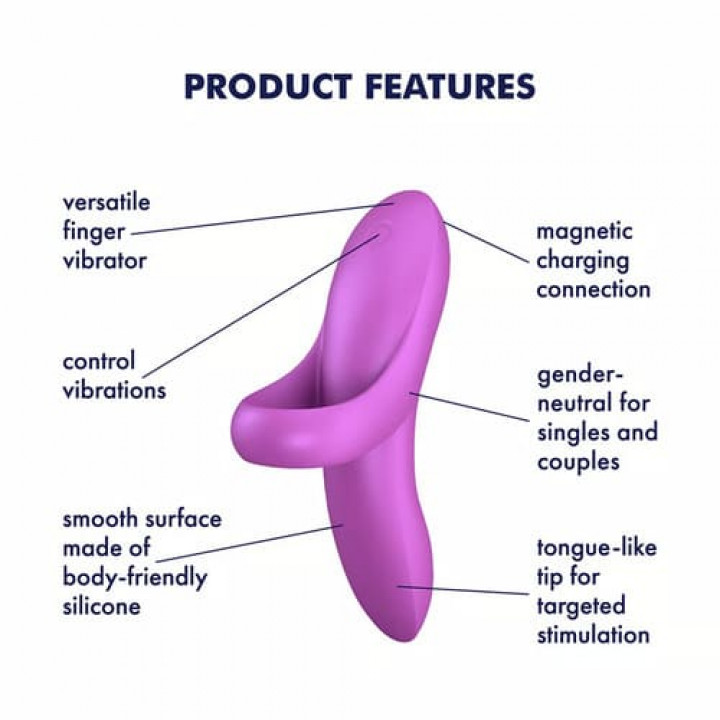 Vibrador de Dedo Satisfyer Bold Lover