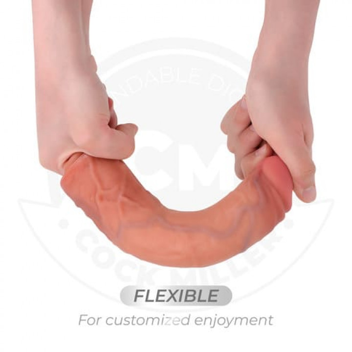 Vibrador Hiper-Realista com Comando Cock Miller - 21.5 cm