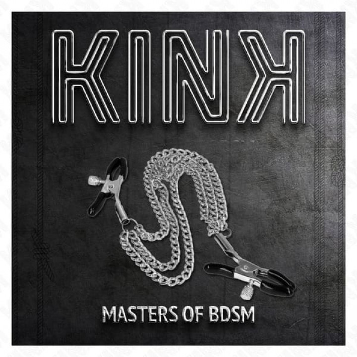 Pinças Mamilos Kink - Com 3 Correntes 20/23/28 cm