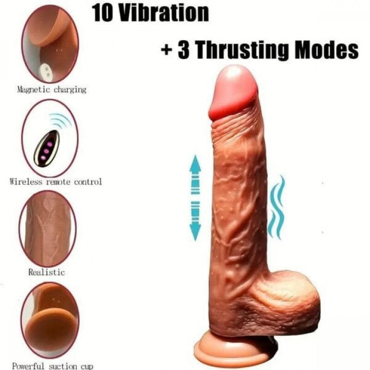 Vibrador Realista Armony - Vibração + Rotação