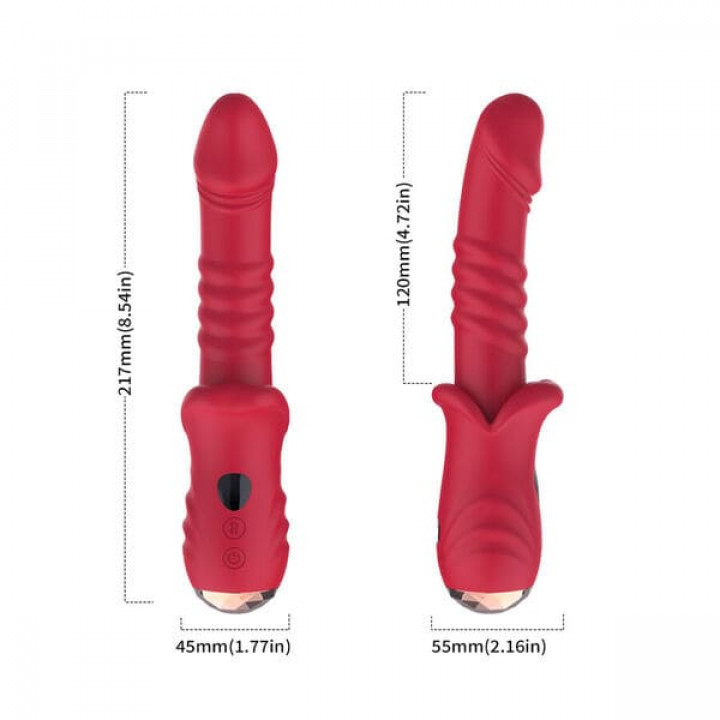 Vibrador Armony Vermelho - Impulso + Vibração