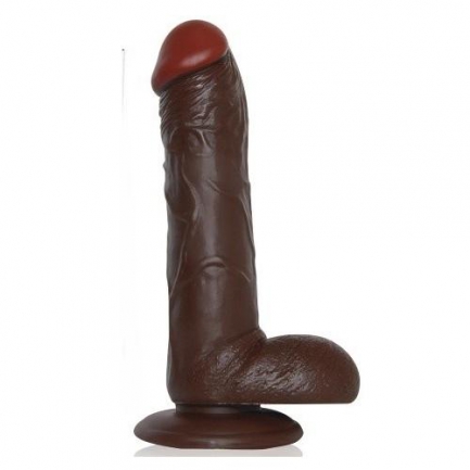 Dildo Realístico Real Rapture Sky Emotion 10' 25.5 cm Preto
