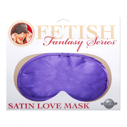 Venda Satin Love Mask Roxa