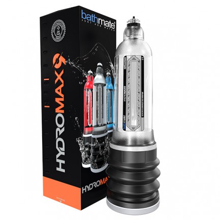 Bomba Para o Pénis Bathmate Hydromax 9 Transparente