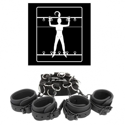 Fetish Submissive - Restrição Para Cama com Argolas