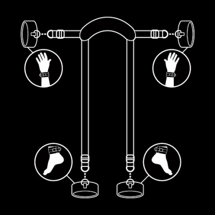 Set de Restrição Fetish Submissive - Domination Set