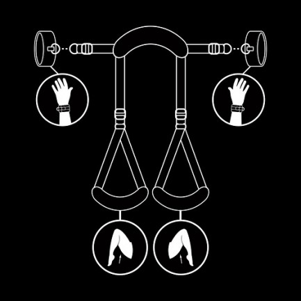 Set de Restrição Fetish Submissive - Neck, Handcuffs & Leg Belt