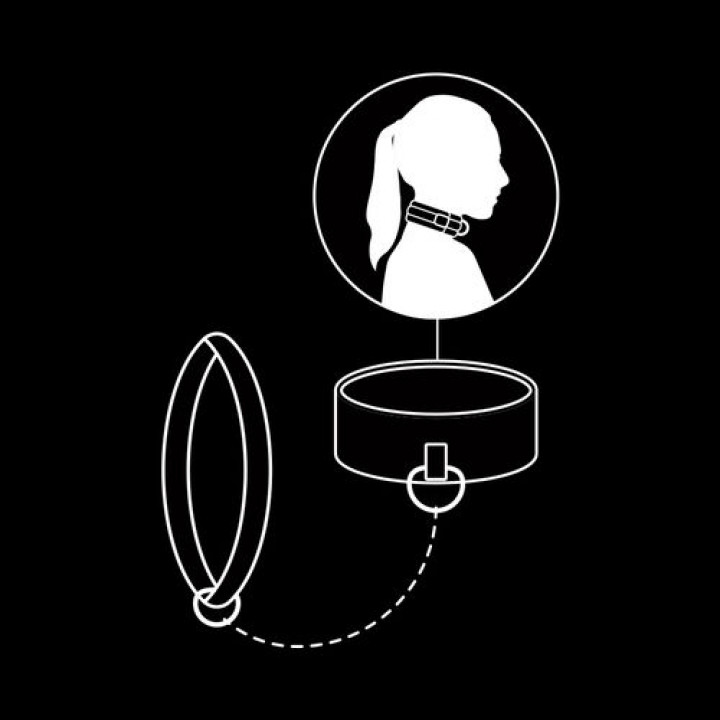 Fetish Submissive - Colar com Trela