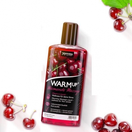Óleo de Massagem Joydivision Warmup Cereja 150 ml