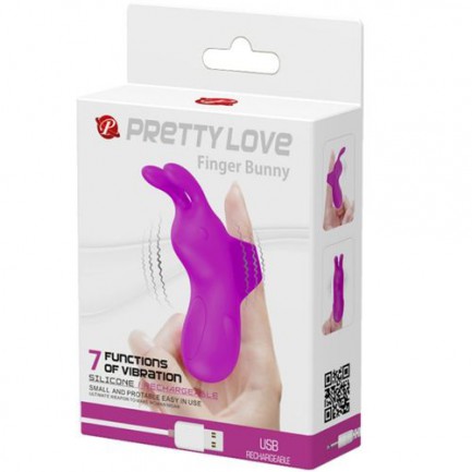 Vibrador Pretty Love Finger Bunny