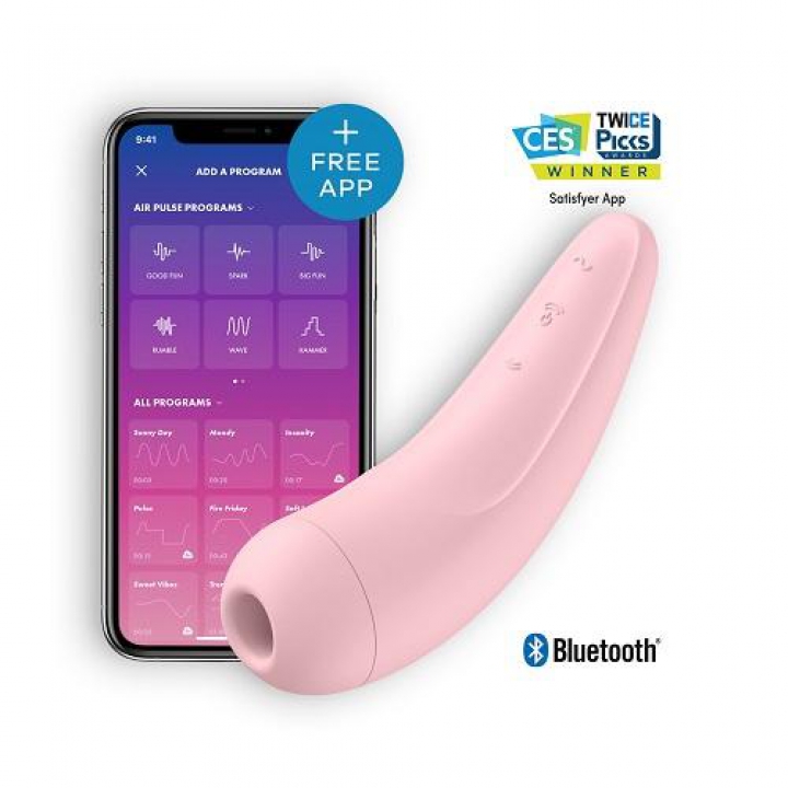 Satisfyer Curvy 2+ com App - Rosa