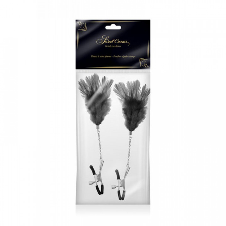 Pinças para Mamilos Sweet Caress - Pena de Galo