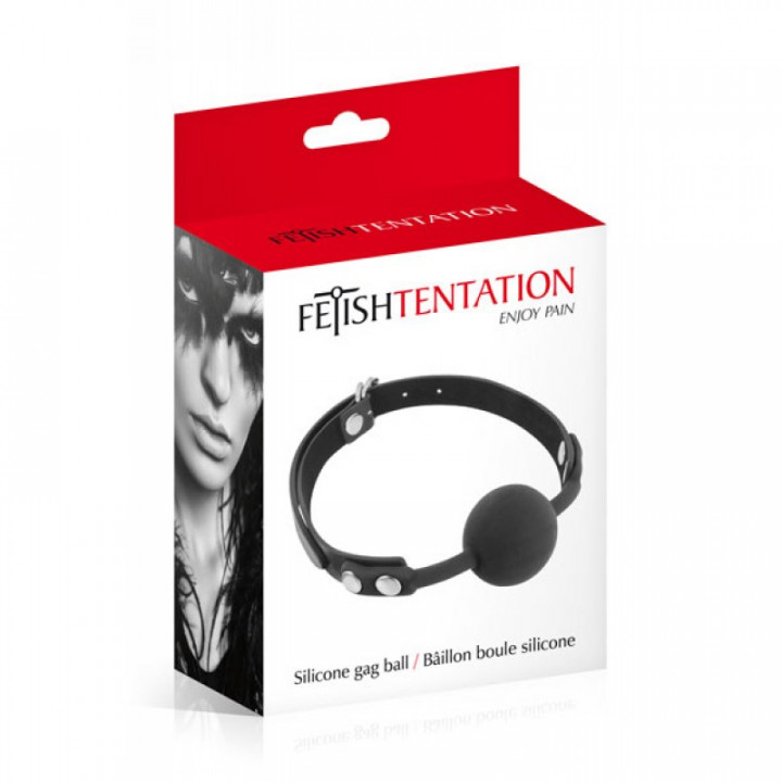 Mordaça com Bola em Silicone Fetish Tentation