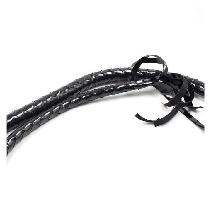 Chicote Entrançado Extreme Braided Leather Bullwhip