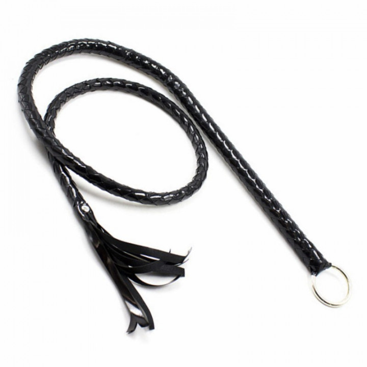 Chicote Entrançado Extreme Braided Leather Bullwhip